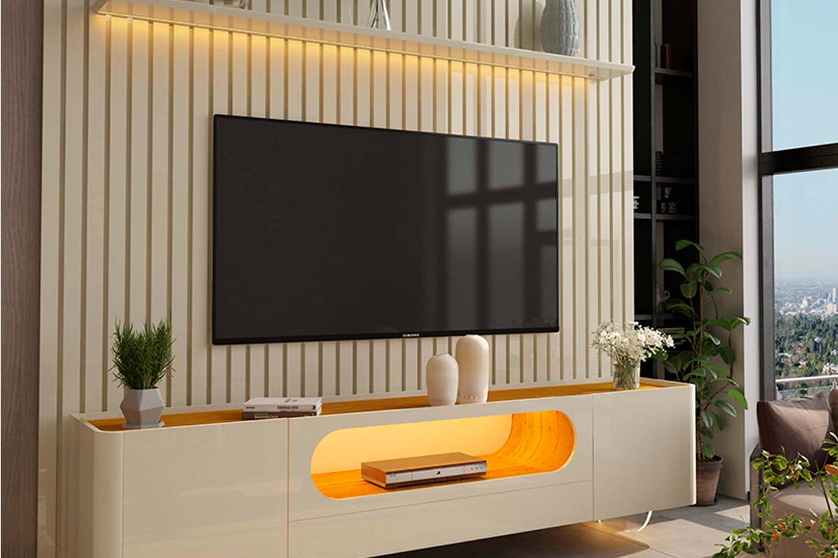 7 Dicas para Decorar a Sala com Rack e Painel
