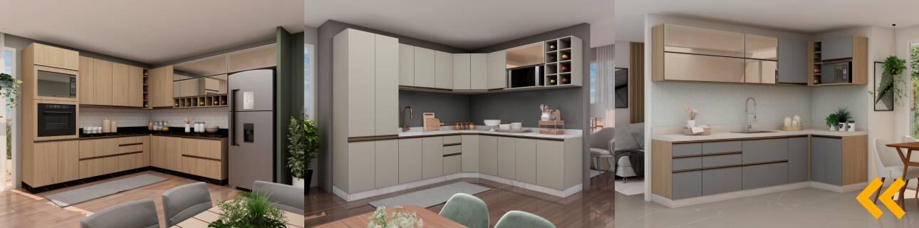 Cozinha Modulada Gold Robel Móveis