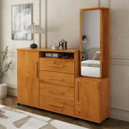 joone joonam ショーツ　11747391 kiosquecc Cômoda Grande Com Espelho Giratório 163cm Copacabana Lukaliam Cinamomo