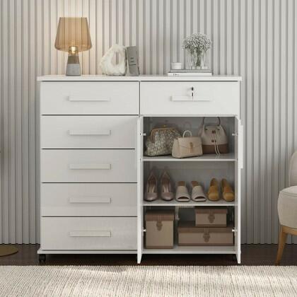 Menor Preço - Cômoda Platina Lukaliam | Loja de Móveis Online