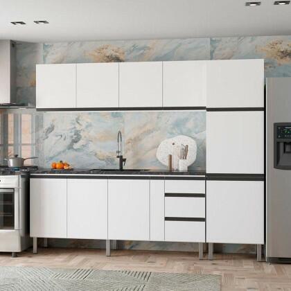 Gabinete de Cozinha com Pia e Armário de Aço Gaia Cozimax em Oferta