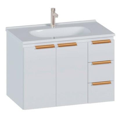 Gabinete para Banheiro Pupunha 80 Cozimax | Aço