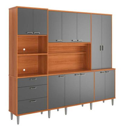 麗翔 Cozinha Grande Completa 255x220cm 12 Portas 3 Gavetas Pulse 2.6
