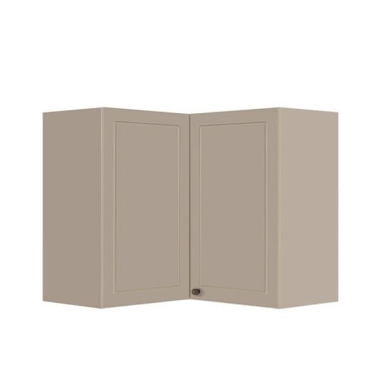 Módulo Armário Aéreo Canto L 68x76x34cm 100% MDF Cozinha Provence Robel Fendi/Fendi Matte