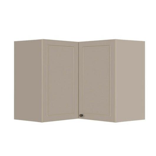 Módulo Armário Aéreo Canto L 68x96x56cm 100% MDF Cozinha Provence Robel Fendi/Fendi Matte