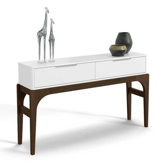 Aparador Para Sala de Jantar Branco/Noce Amalfi Lukaliam 