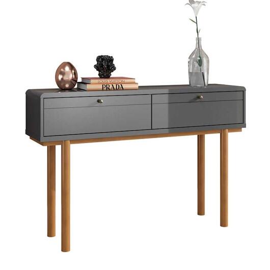 Aparador Sala 2 Portas 125cm Cabul EAX Móveis Cinza/Tauari