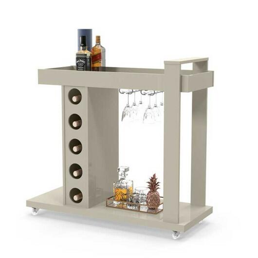 Aparador Bar Adega Golden Patrimar Off White