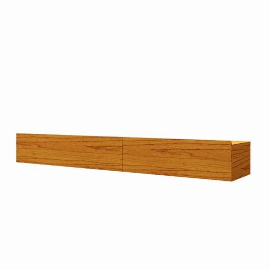 Aparador Rack Suspenso Sala 2 Gavetas 157cm Nobre Gelius Naturale