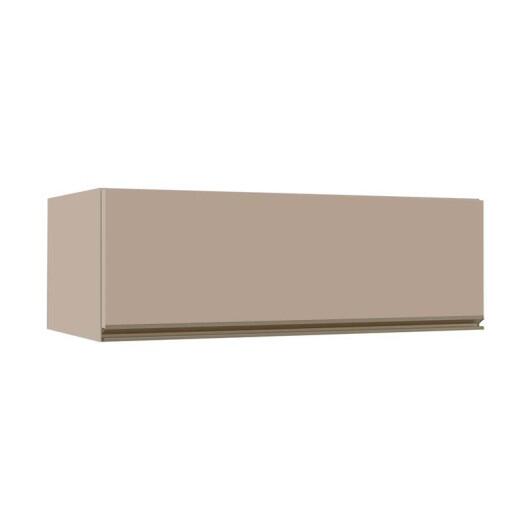 Módulo Armário Aéreo 120cm Porta Basculante 100% MDF Cozinha Modulada Gold J Robel Fendi/Fendi Matte