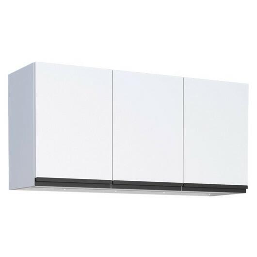 Armário Aéreo Aço 3 Portas Cozinha Gaia 120cm Cozimax Branco