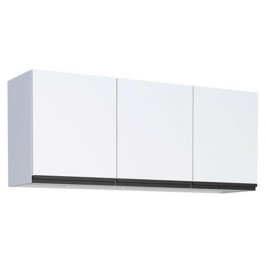 Armário Aéreo Aço 3 Portas Cozinha Gaia 140cm Cozimax Branco