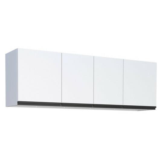 Armário Aéreo Aço 4 Portas Cozinha Gaia 180cm Cozimax Branco