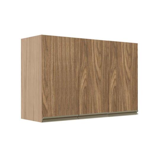 Módulo Armário Aéreo 68x120x34 3 Portas 100% MDF Cozinha Modulada Gold J Robel Hanover/Amendoeira BP Módulo Armário Aéreo 68x120x34 3 Portas 100% MDF Cozinha Modulada Gold J Robel Hanover/Amendoeira BP