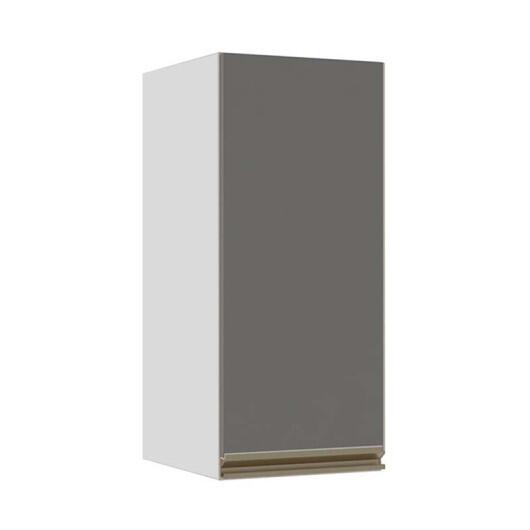 Módulo Armário Aéreo 68x30x34 1 Porta 100% MDF Cozinha Modulada Gold J Robel Branco/Cinza Matte Módulo Armário Aéreo 68x30x34 1 Porta 100% MDF Cozinha Modulada Gold J Robel Branco/Cinza Matte