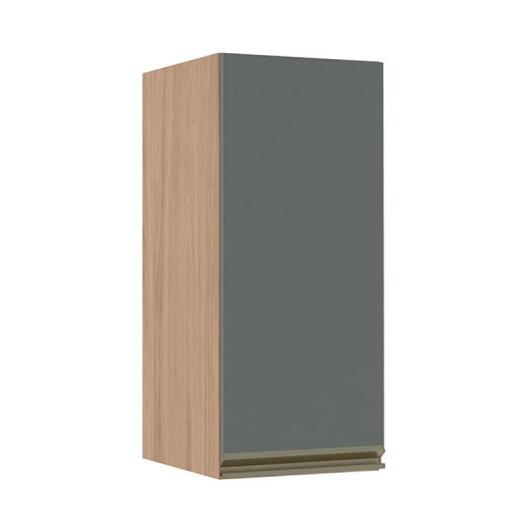 Módulo Armário Aéreo 68x30x34 1 Porta 100% MDF Cozinha Modulada Gold J Robel Hanover/Cinza Matte Módulo Armário Aéreo 68x30x34 1 Porta 100% MDF Cozinha Modulada Gold J Robel Hanover/Cinza Matte