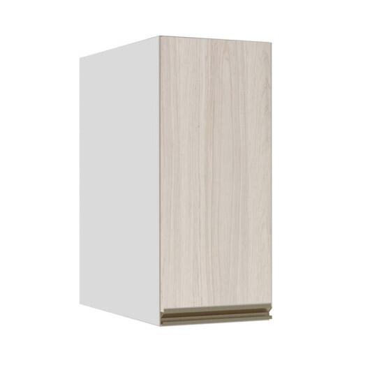 Módulo Armário Aéreo 68x30x56cm 1 Porta 100% MDF Cozinha Modulada Gold J Robel Branco/Aspen