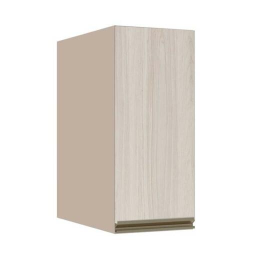 Módulo Armário Aéreo 68x30x56cm 1 Porta 100% MDF Cozinha Modulada Gold J Robel Fendi/Aspen