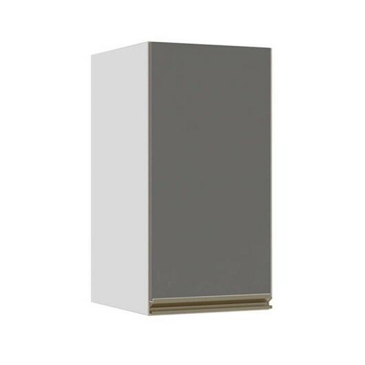 Módulo Armário Aéreo 68x35x34 1 Porta 100% MDF Cozinha Modulada Gold J Robel Branco/Cinza Matte Módulo Armário Aéreo 68x35x34 1 Porta 100% MDF Cozinha Modulada Gold J Robel Branco/Cinza Matte