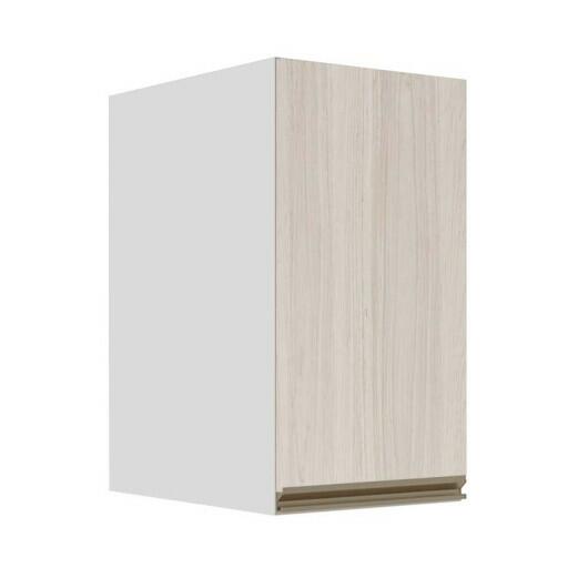 Módulo Armário Aéreo 68x35x56cm 1 Porta 100% MDF Cozinha Modulada Gold J Robel Branco/Aspen
