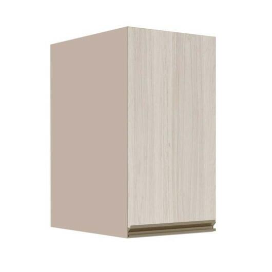 Módulo Armário Aéreo 68x35x56cm 1 Porta 100% MDF Cozinha Modulada Gold J Robel Fendi/Aspen