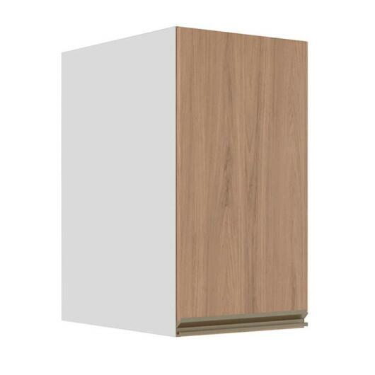 Módulo Armário Aéreo 68x35x56cm 1 Porta 100% MDF Cozinha Modulada Gold J Robel Branco/Hanover
