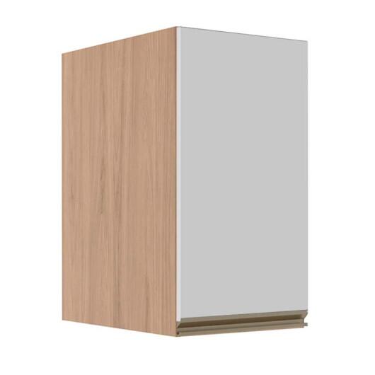 Módulo Armário Aéreo 68x40x56cm 1 Porta 100% MDF Cozinha Modulada Gold J Robel Hanover/Branco Matte