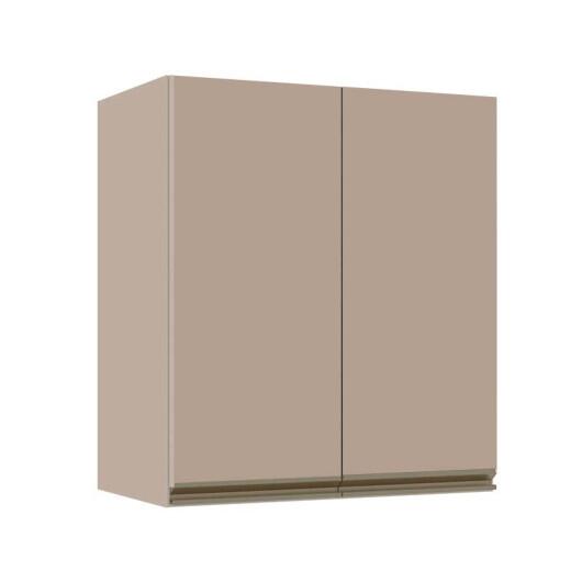 Módulo Armário Aéreo 68x60x34cm 2 Portas 100% MDF Cozinha Modulada Gold J Robel Fendi/Fendi Matte Módulo Armário Aéreo 68x60x34cm 2 Portas 100% MDF Cozinha Modulada Gold J Robel Fendi/Fendi Matte