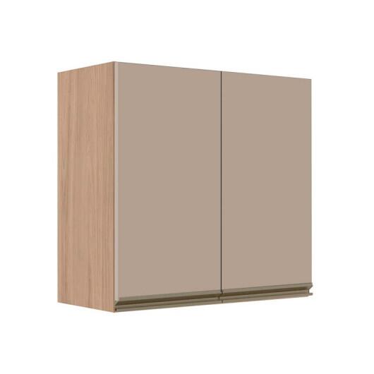 Módulo Armário Aéreo 68x70x34cm 2 Portas 100% MDF Cozinha Modulada Gold J Robel Hanover/Fendi Matte Módulo Armário Aéreo 68x70x34cm 2 Portas 100% MDF Cozinha Modulada Gold J Robel Hanover/Fendi Matte