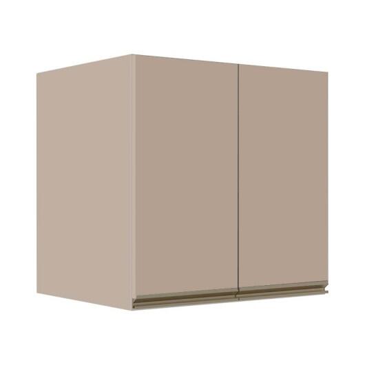 Módulo Armário Aéreo 68x70x56cm 2 Portas 100% MDF Cozinha Modulada Gold J Robel Fendi/Fendi Matte