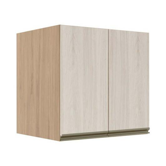 Módulo Armário Aéreo 68x70x56cm 2 Portas 100% MDF Cozinha Modulada Gold J Robel Hanover/Aspen