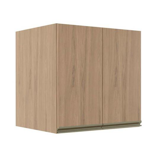 Módulo Armário Aéreo 68x60x56cm 2 Portas 100% MDF Cozinha Modulada Gold J Robel Hanover/Hanover