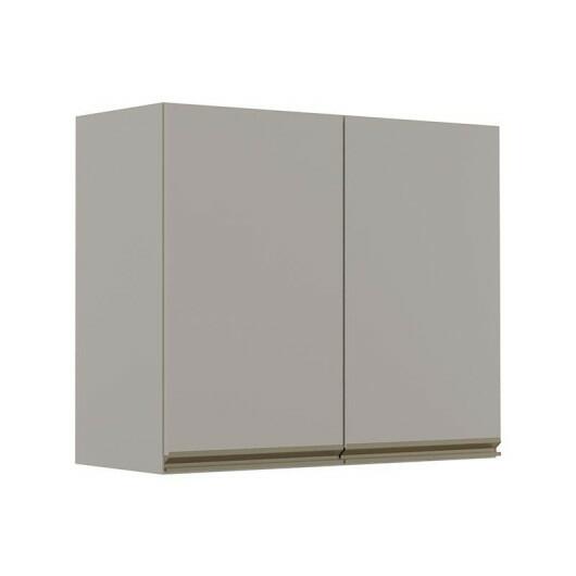 Módulo Armário Aéreo 68x80 2 Portas 100% MDF  Cozinha Modulada Gold Robel Fendi/Fendi