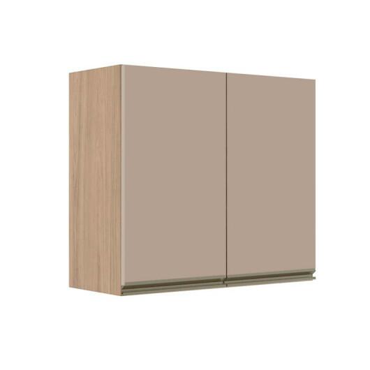 Módulo Armário Aéreo 68x80x34cm 2 Portas 100% MDF Cozinha Modulada Gold J Robel Hanover/Fendi Matte Módulo Armário Aéreo 68x80x34cm 2 Portas 100% MDF Cozinha Modulada Gold J Robel Hanover/Fendi Matte