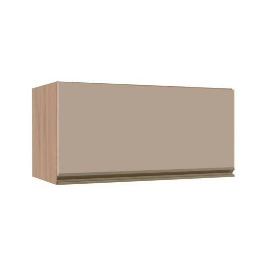 Módulo Armário Aéreo 70cm Porta Basculante 100% MDF Cozinha Modulada Gold J Robel Hanover/Fendi Matte