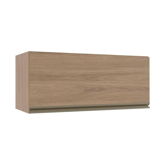 Módulo Armário Aéreo 80cm Porta Basculante 100% MDF Cozinha Modulada Gold Robel Hanover/Hanover