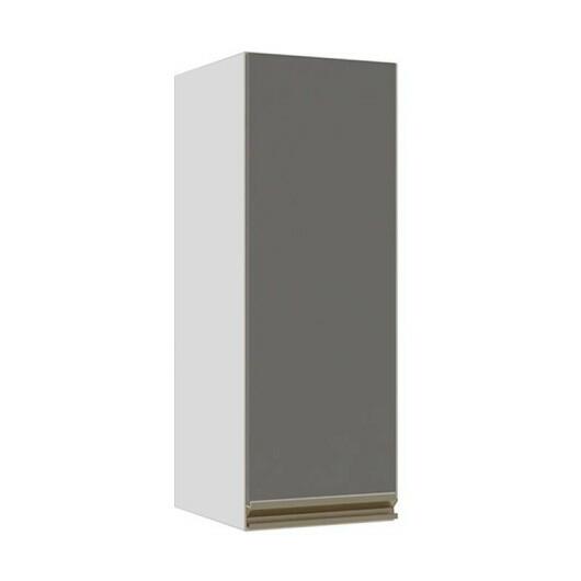 Módulo Armário Aéreo 88x30x34cm 1 Porta 100% MDF Cozinha Modulada Gold J Robel Branco/Cinza Matte Módulo Armário Aéreo 88x30x34cm 1 Porta 100% MDF Cozinha Modulada Gold J Robel Branco/Cinza Matte