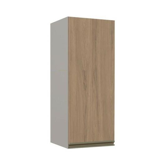 Módulo Armário Aéreo 88x35 1 Porta 100% MDF Cozinha Modulada Gold Robel Fendi/Hanover