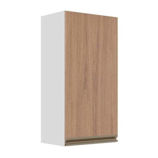 Módulo Armário Aéreo 88x40x34cm 1 Porta 100% MDF Cozinha Modulada Gold J Robel Branco/Hanover