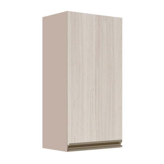 Módulo Armário Aéreo 88x40x34cm 1 Porta 100% MDF Cozinha Modulada Gold J Robel Fendi/Aspen