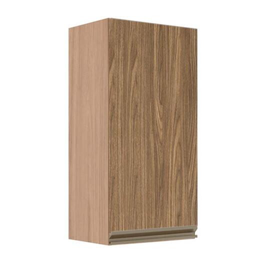 Módulo Armário Aéreo 88x40x34cm 1 Porta 100% MDF Cozinha Modulada Gold J Robel Hanover/Amendoeira BP