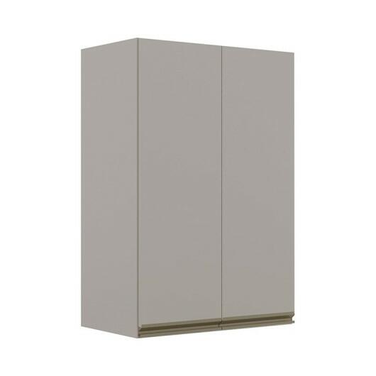 Módulo Armário Aéreo 88x60 2 Portas 100% MDF  Cozinha Modulada Gold Robel Fendi/Fendi