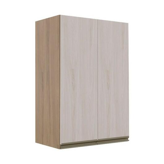 Módulo Armário Aéreo 88x60 2 Portas 100% MDF Cozinha Modulada Gold Robel Hanover/Aspen