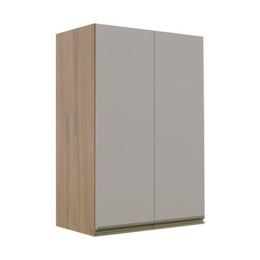 Módulo Armário Aéreo 88x60 2 Portas 100% MDF Cozinha Modulada Gold Robel Hanover/Fendi