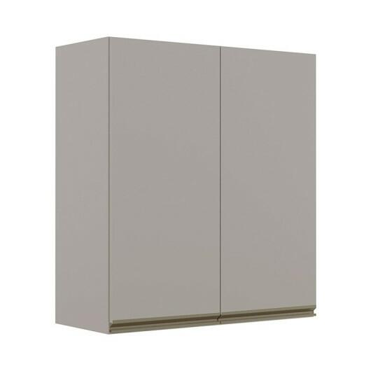 Módulo Armário Aéreo 88x80 2 Portas 100% MDF  Cozinha Modulada Gold Robel Fendi/Fendi