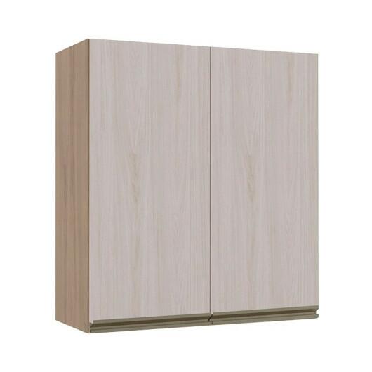 Módulo Armário Aéreo 88x80 2 Portas 100% MDF Cozinha Modulada Gold Robel Hanover/Aspen