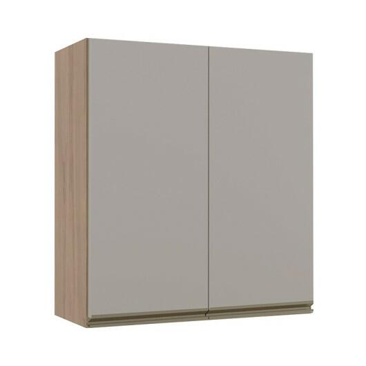 Módulo Armário Aéreo 88x80 2 Portas 100% MDF Cozinha Modulada Gold Robel Hanover/Fendi