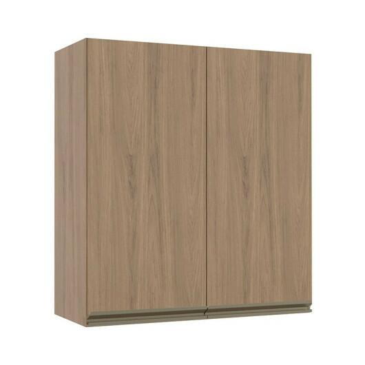 Módulo Armário Aéreo 88x80 2 Portas 100% MDF Cozinha Modulada Gold Robel Hanover/Hanover