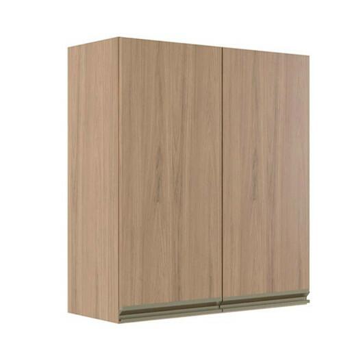 Módulo Armário Aéreo 88x80x34cm 2 Portas 100% MDF Cozinha Modulada Gold J Robel Hanover/Hanover