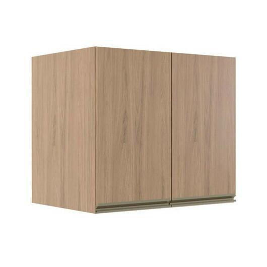 Módulo Armário Aéreo 68x80x56cm 2 Portas 100% MDF Cozinha Modulada Gold J Robel Hanover/Hanover